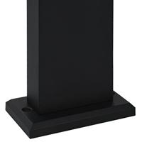 Buitenlampen staand 3 st 50 cm gegoten aluminium zwart - thumbnail