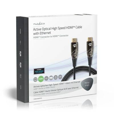 Nedis Actieve Optische High Speed HDMI-Kabel met Ethernet | 10 m | 1 stuks - CVBG3400BK100 CVBG3400BK100