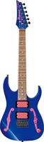Ibanez Paul Gilbert MiKro PGMM11-JB Jewel Blue 3/4-formaat elektrische gitaar - thumbnail