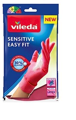 Vileda Sensitive Easy Fit Huishoudhandschoenen L Vileda Sensitive Easy Fit Huishoudhandschoenen L