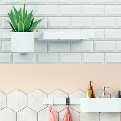 Hansgrohe Wandelement WallStoris 70 cm Mat Wit