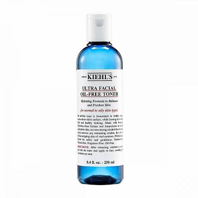 Kiehls - Kiehl's Ultra Facial Oil Free Toner 250ml Make-up verwijderaar en reiniger
