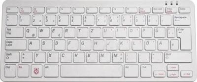 Raspberry Pi® RPI-KEYB (US)-RED/WHITE USB Toetsenbord QWERTY, US-Engels Wit, Rood USB-hub