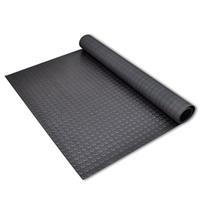 Rubberen anti-slip vloermat 5x1m stippen - thumbnail