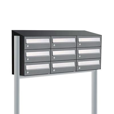 Allux Hive Set 3-Breed, 3-Hoog Met Dak Op Statief Antraciet - 40030065_3x3ds