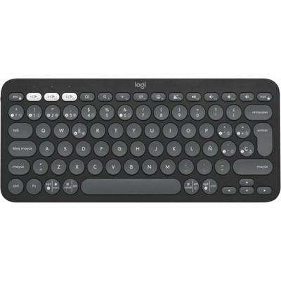 Toetsenbord en muis Logitech K380S Grafiet Qwerty Spaans