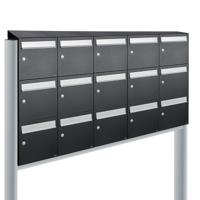 Allux Flow Set 5-Breed, 3-Hoog Met Dak Op Statief Zwart - 40040070_5x3ds - thumbnail