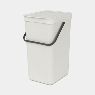 Brabantia Sort & Go afvalemmer 16 liter light grey