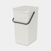 Brabantia Sort & Go afvalemmer 16 liter light grey - thumbnail