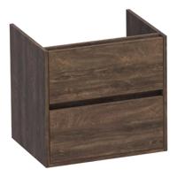 Brauer Adore - Onderkast - 60 cm - met 2 Softclose Lades Greeploos en 1 Sifon Uitsparing - Grove - thumbnail