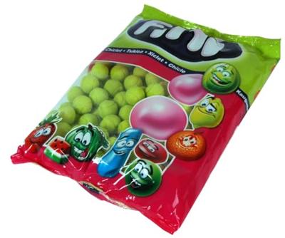 Fini - Tennis Balls Bubble Gum - 1kg