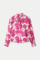 POM Amsterdam Blouse | Urban Flora White - thumbnail