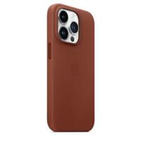 Apple Leather MagSafe Case iPhone 14 Pro Umber - thumbnail