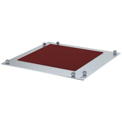 Placa voor kaarsen, aan de voorkant voor montage