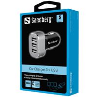 Sandberg Multi Car Charger 3xUSB - thumbnail