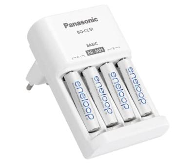 Panasonic Eneloop Lader CC51 + 4x AA 2000mAh