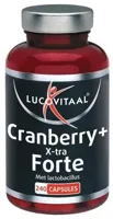 Lucovitaal Cranberry+ X-tra 240Capsules - thumbnail