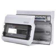 Hensel 6100001 KV 9118 Kleine verdeelkast Opbouw (op muur) Aantal groepen: 18 Aantal rijen: 1 Inhoud: 1 stuk(s)