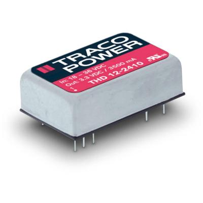 TracoPower THD 12-2422 DC/DC-converter, print 24 V/DC 12 V/DC, -12 V/DC 500 mA 12 W Aantal uitgangen: 2 x Inhoud 1 stuk(s) TracoPower THD 12-2422 DC/DC-converter, print 24 V/DC 12 V/DC, -12 V/DC 500 mA 12 W Aantal uitgangen: 2 x Inhoud 1 stuk(s)