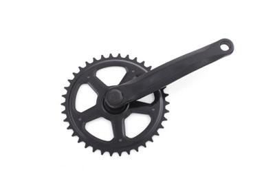 Crankstel 38t zwart 170mm
