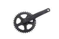 Crankstel 38t zwart 170mm - thumbnail