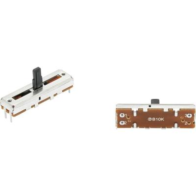TRU COMPONENTS F2031N Schuifpotmeter 10 kΩ Mono 0.1 W Lineair 1 stuk(s)