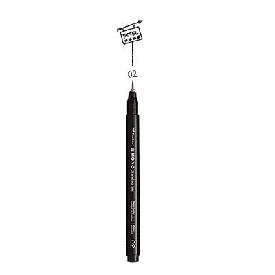 Tombow • fineliner mono drawing pen, line width 02 (approx. 0.30 mm), black