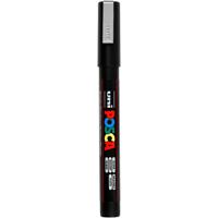 Uni POSCA paintmarker PC-3M, 1,5 mm, zilver - thumbnail