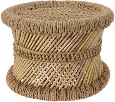 Krukje tafeltje rotan 32x22cm