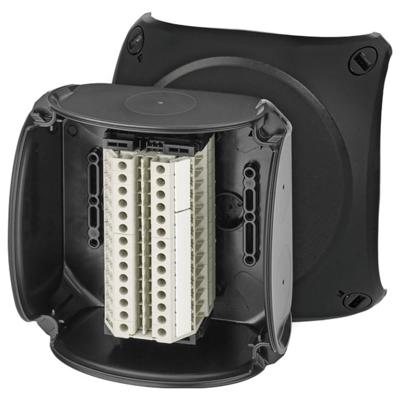 Hensel 62000343 Serieklemmen-behuizing 130.00 x 130.00 x 77.00 Zwart 1 stuk(s)