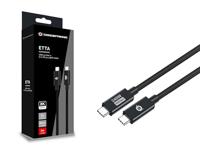 Conceptronic ETTA04B20 USB4 Gen 3x2 40Gbps 240W USB Type-C 2m - thumbnail