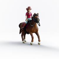 Schleich 42711 Horse Club Hannah & Cayenne - thumbnail