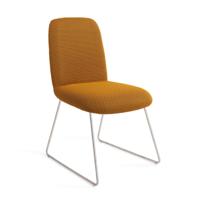 Jesper Home Eetkamerstoel 'Taiwa' Slide Steel, kleur Groovy Garam - thumbnail