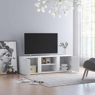 Tv-meubel 120x34x37 cm spaanplaat wit