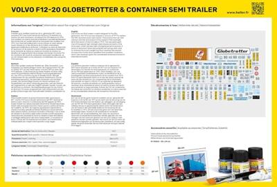 Heller 1/32 Volvo F12-20 & Container Semi Trailer