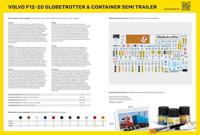 Heller 1/32 Volvo F12-20 & Container Semi Trailer - thumbnail