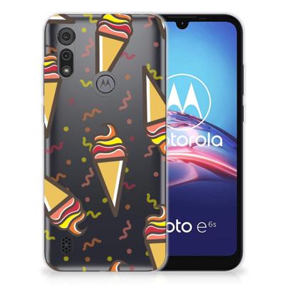 Motorola Moto E6s Siliconen Case Icecream