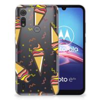 Motorola Moto E6s Siliconen Case Icecream - thumbnail