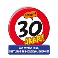 Wenskaart Verkeersbord 30 Jaar - thumbnail