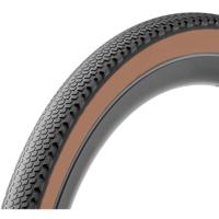 Deli tire gravel sa-300 40-622 700x38c zwart-bruin met reflectie - thumbnail