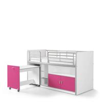 Vipack halfhoogslaper Bonny - fuchsia - 121x96x207 cm - thumbnail