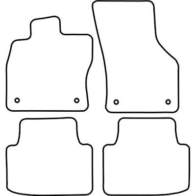 Automatten passend voor Volkswagen Passat 3D/B8 2014- TMVW556
