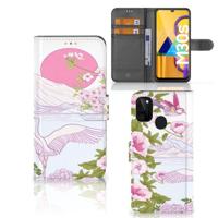 Samsung Galaxy M21 | M30s | Telefoonhoesje | Met pasjeshouder | Bird Standing - thumbnail