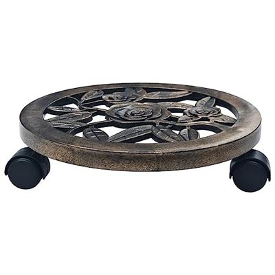 Plantentrolleys 6 st 30 cm kunststof bronskleurig