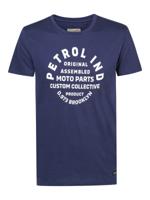 52% korting - Petrol Industries Heren Logo artwork t-shirt Dark petrol - L - thumbnail
