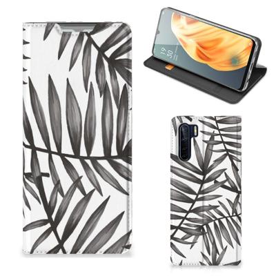 OPPO Reno3 | A91 Smart Cover Leaves Grey OPPO Reno3 | A91 Smart Cover Leaves Grey