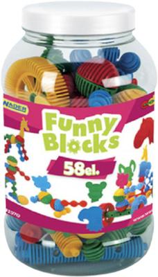 Wader funny blocks 58 delig bouwsysteem
