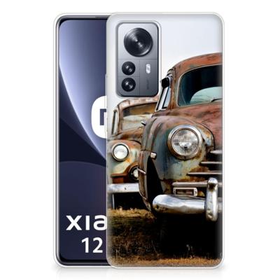 Xiaomi 12 Pro | Siliconen hoesje | met foto Vintage Auto