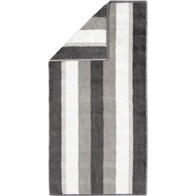 Cawö Cawo Noblesse Stripes Badlaken 80x150 anthrazit