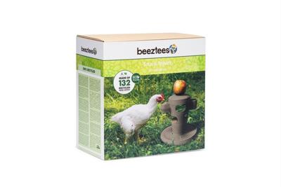 Beeztees Kip snacktoren 30x30x32.5cm grijs